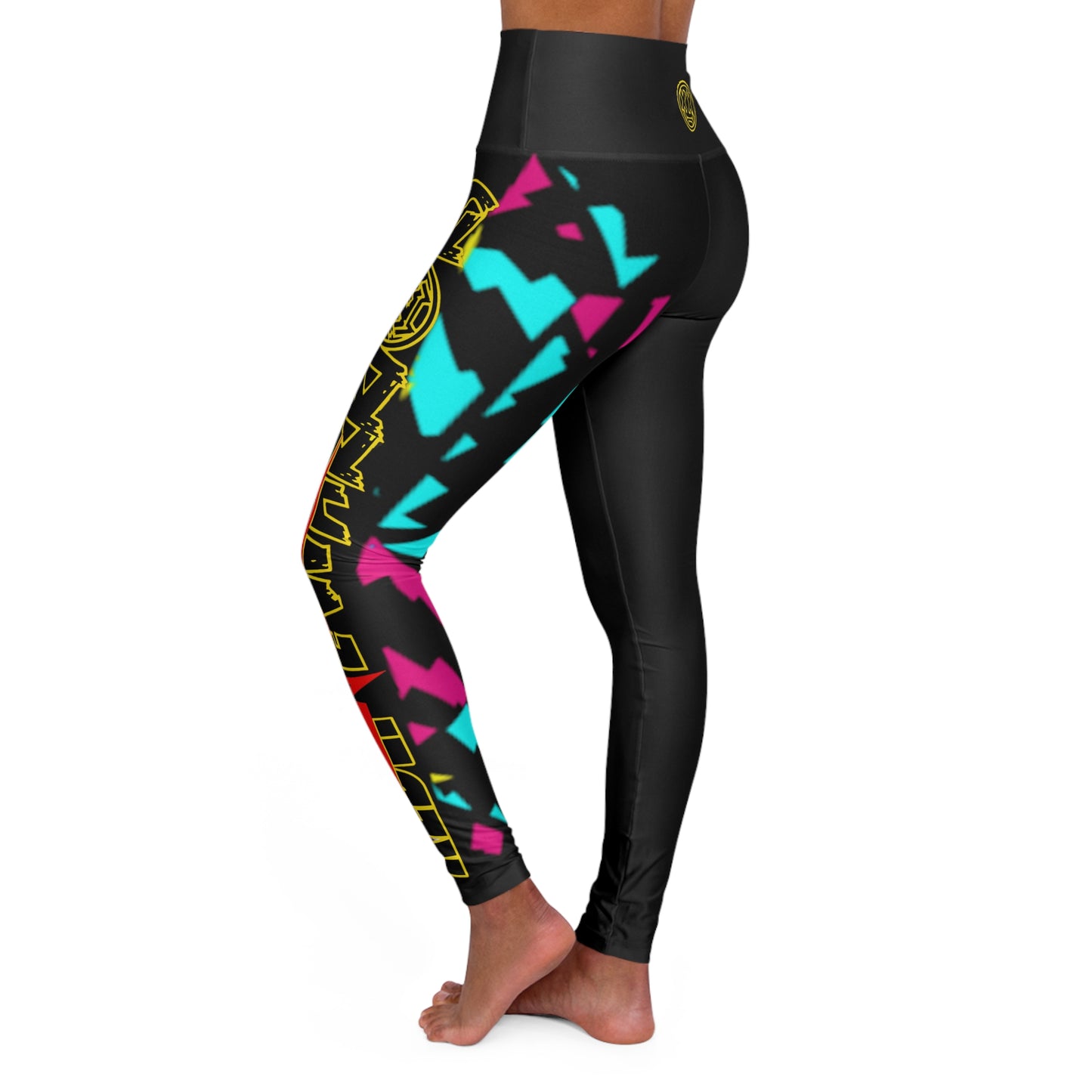 High Waisted Yoga Leggings (AOP)