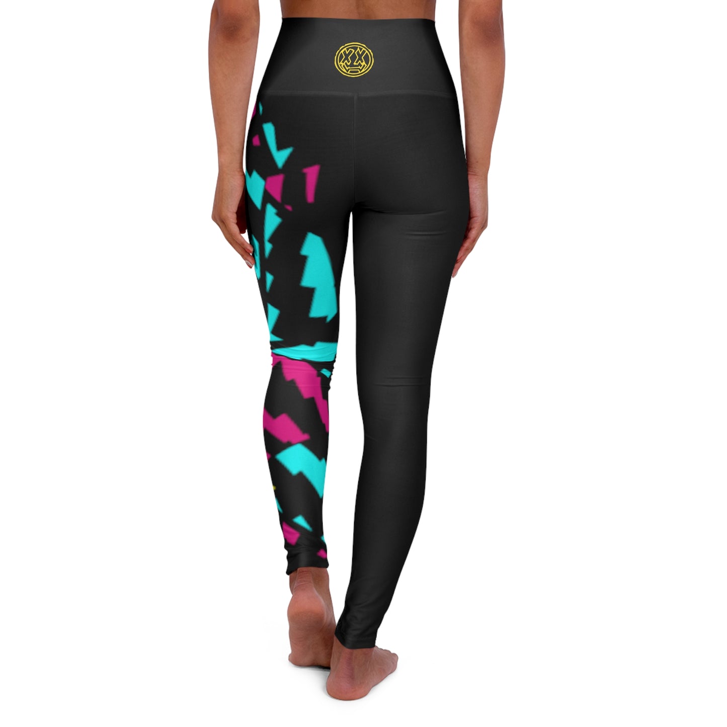 High Waisted Yoga Leggings (AOP)